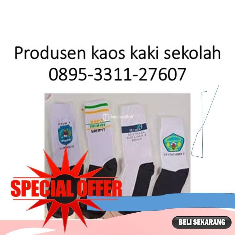 Kaos Kaki Pendek Pembuatan Kaos Kaki Logo Sekolah untuk SMPM - Mojokerto Kota