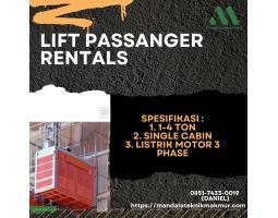 Sewa Lift Penumpang Proyek Terjangkau - Buleleng 