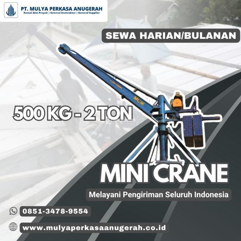 Sewa Mini Crane 500Kg - 2 Ton Berkualitas - Medan 