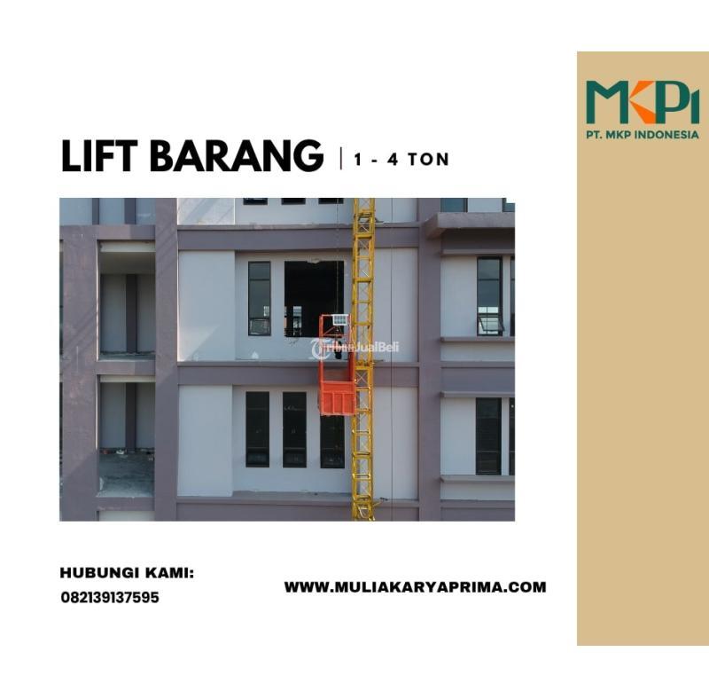 Sewa Lift Barang Proyek Kapasitas 1-4 Ton - Surabaya 