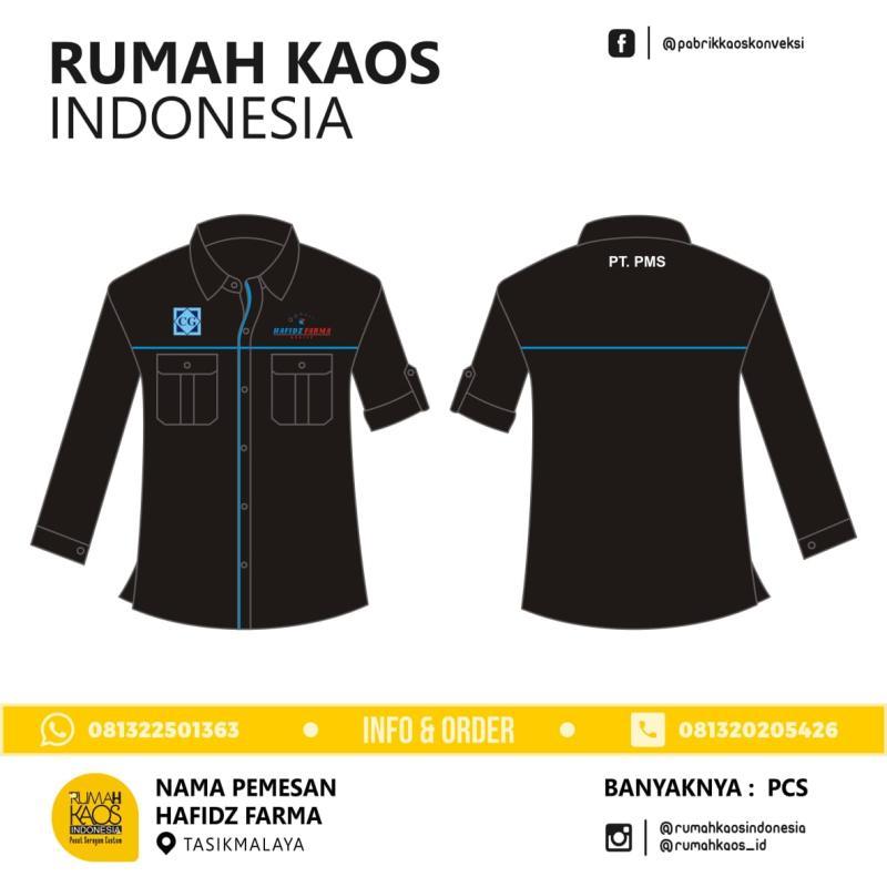 Terlaris Seragam Karyawan Brati Kemeja Bordir Custom - Grobogan