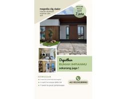 Dijual Rumah di Magnolia Tipe 120 4KT 3KM SHM - Pekanbaru 