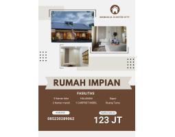 Jual Rumah Tipe 80 Baru dalam Perumahan - Pekanbaru