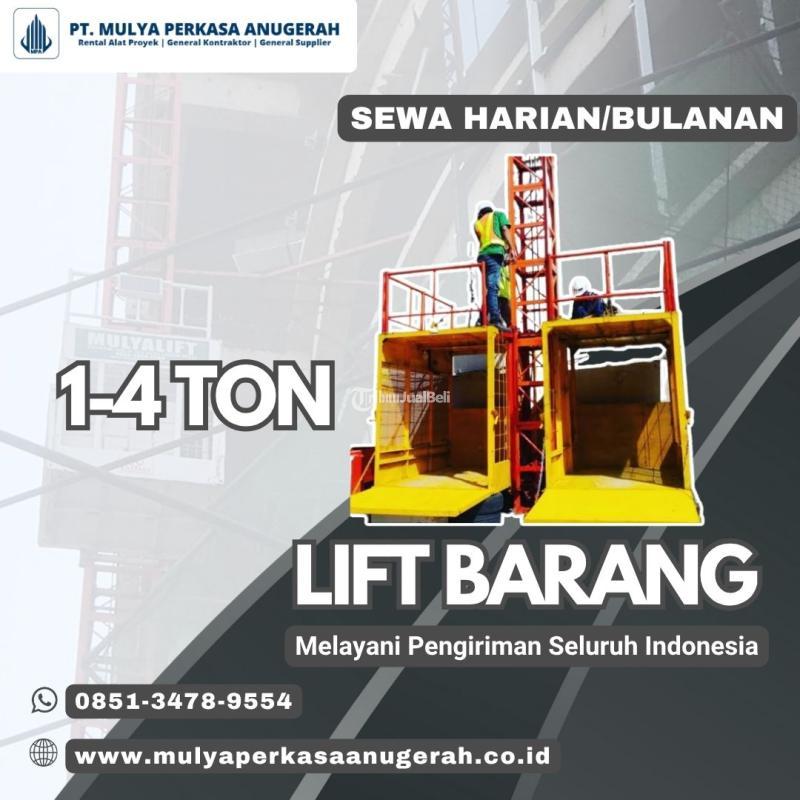 Sewa Lift Barang 1-4 Ton Berkualitas - Karawang 