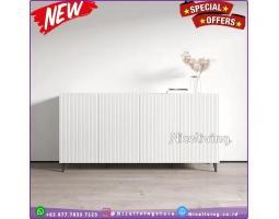 Podusen Sideboard Crendeza Aestheatic Furniture, Kayu Mahogany Oven - Jepara
