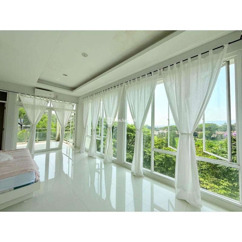 Jual Rumah 3 Lantai Bekas Luas 442 m2 View Golf dan Gunung di Cluster Elite Sentul - Bogor