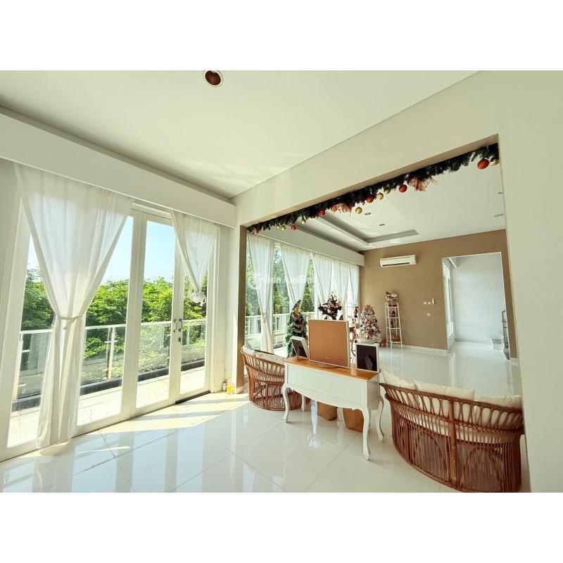 Jual Rumah 3 Lantai Bekas Luas 442 m2 View Golf dan Gunung di Cluster Elite Sentul - Bogor