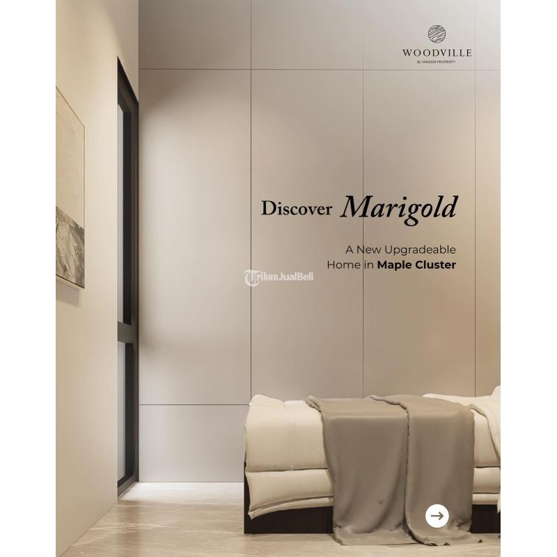 Jual Rumah Nyaman dan Asri Tipe 65 Baru di Woodville Cluster Maple type Marigold Buduran - Sidoarjo