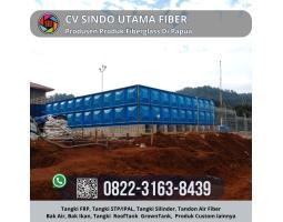 Hanya Tangki Fiberglass Kotak, Kubus Dengan Garansi Resmi 10 Tahun - Asmat