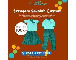 Seragam Sekolah Kotak Kotak Custom - Banjarbaru