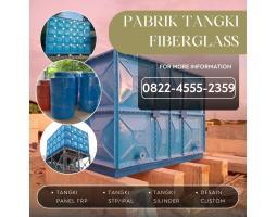 Tangki Fiberglass Kap 5 sd 800 m3 Penampungan Air Berbagai Sektor - Surabaya