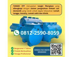 Tangki STP Fiberglass Pengolahan Limbah Canggih untuk Hotel - Bekasi
