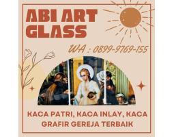 Kaca Patri Grafir Inlay Gereja - Supiori Papua