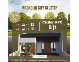 Dijual Rumah Perumahan Magnolia City Cluster Type 80 SHM 3KT 2KM - Pekanbaru