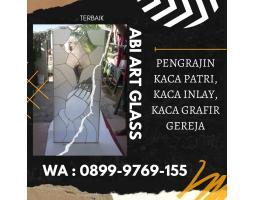 Kaca Patri Grafir Inlay Gereja - Waropen 