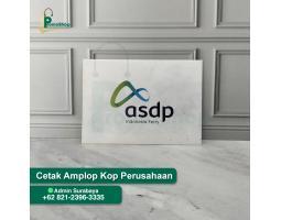 Jasa Cetak Amplop Perusahaan, Custom Branding Logo, Harga Murah Berkualitas - Surabaya