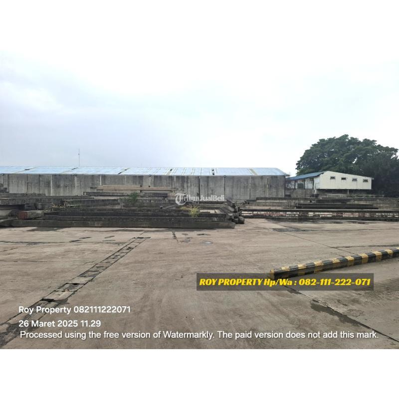 Dijual Cepat Tanah Di Cakung Cilincing Luas 4 Ha Open Yard Cor Beton Siap Bangun - Jakarta Utara
