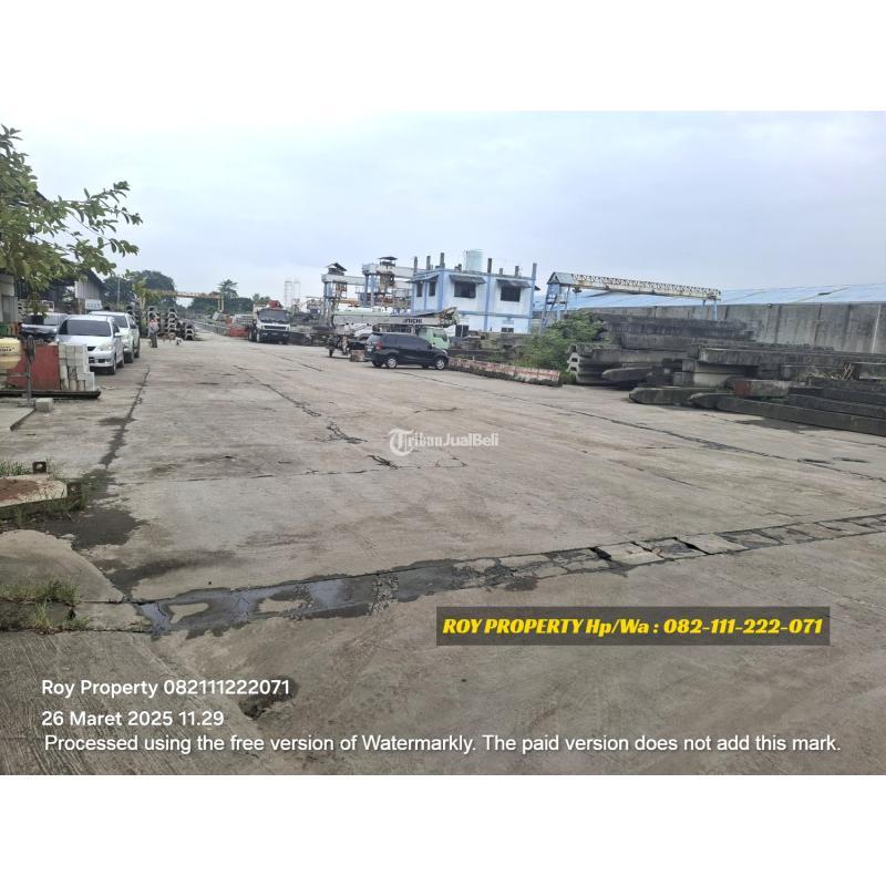 Dijual Cepat Tanah Di Cakung Cilincing Luas 4 Ha Open Yard Cor Beton Siap Bangun - Jakarta Utara