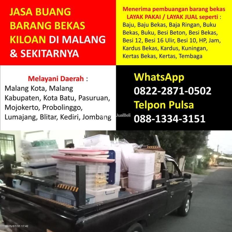 Jasa Buang Barang Bekas Gudang Rumah - Malang Kota
