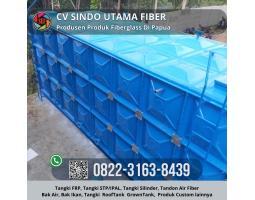 Kustomisasi Tangki Air Fiber 150.000 L Sesuai Kebutuhan Irigasi - Sorong Selatan