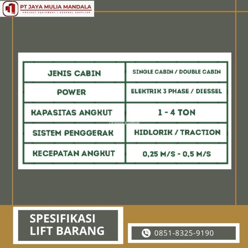Sewa Lift Barang - Semarang