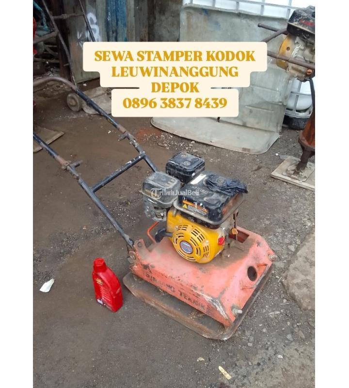 Sewa Pemadat Paving Stamper Kodok Harian Leuwinanggung - Depok