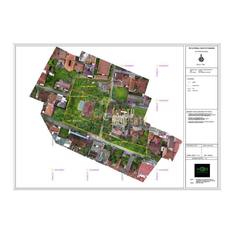 Dijual Tanah Strategis SHM Terluas Di Pusat Kota Jogja - Sleman