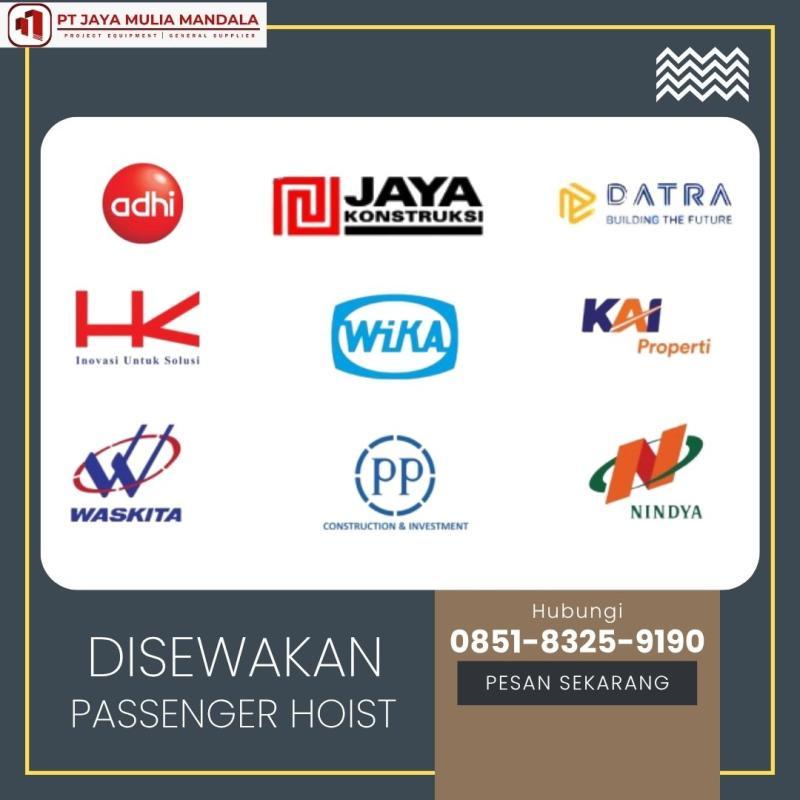 Sewa Passenger Hoist Solusi Angkut Penumpang Aman Efisien - Tabanan