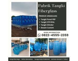 Tangki Fiberglass Kap 1 m3 - 800.000 m3 Memberikan Pilihan Dimensi - Bandung Barat