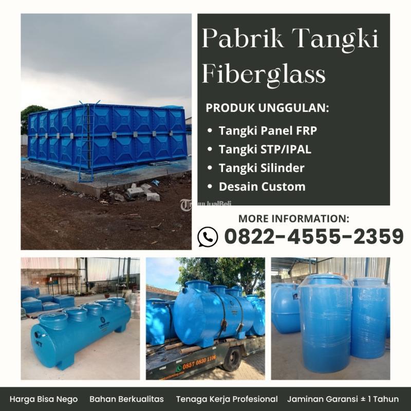 Tangki Fiberglass Kap 1 m3 - 800.000 m3 Memberikan Pilihan Dimensi - Bandung Barat