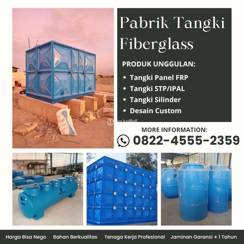 Tangki Fiberglass Kap 1 m3 - 800.000 m3 Memberikan Pilihan Dimensi - Bandung Barat