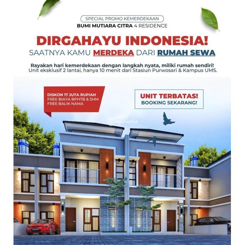 Dijual Perumahan Cluster Premium Gentan Purbayan Luwes - Solo