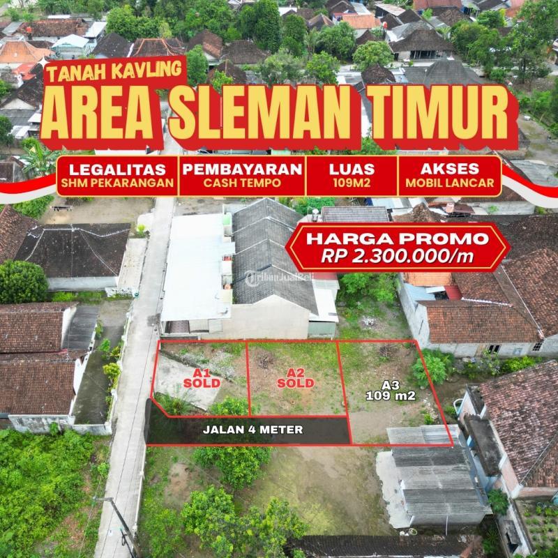 Jual Tanah 109 m2 Kavling Shm Selomartani Kalasan - Sleman