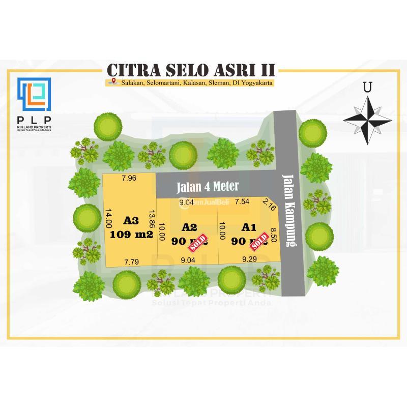 Jual Tanah 109 m2 Kavling Shm Selomartani Kalasan - Sleman