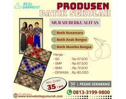 Konveksi Seragam Batik Sekolah - Sorong