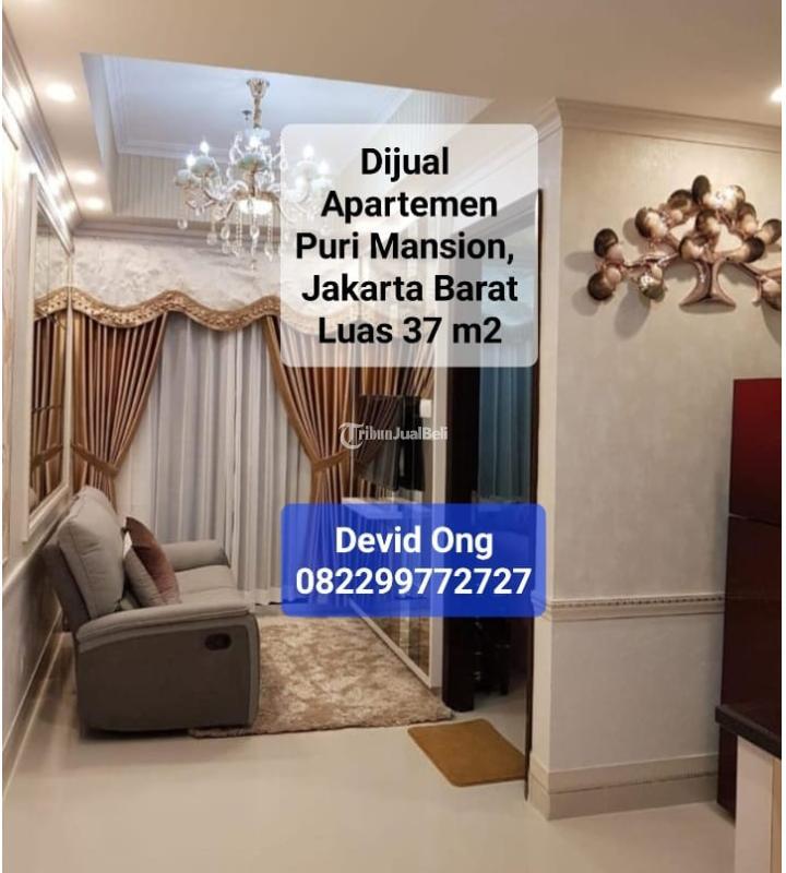 Dijual Apartemen Second di Puri Mansion Luas Bangunan 37 m2 - Jakarta Barat
