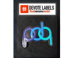 Vendor Cetak Label Patch 3D TPU Devotelabels.id - Simalungun 