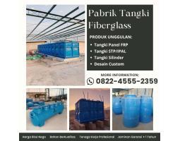 Tangki Fiberglass Panel dan Kolam Equalisasi Kap 1000 L - 500.000 Liter - Karawang