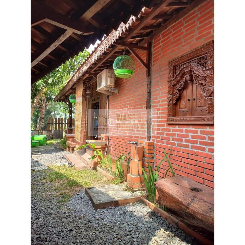 Dijual Rumah Etnik Joglo Cantik 3KT 3KM SHM Strategis Di Moyudan - Sleman