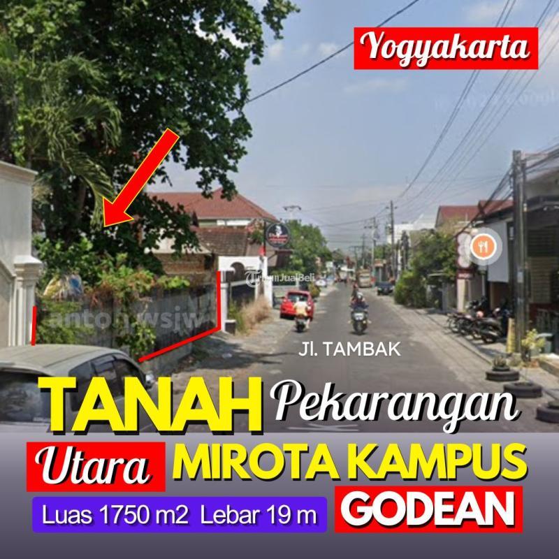 Jual Tanah Strategis Jogja Mirota Kampus Godean Lt 1750 M2 Ld 19 M - Bantul