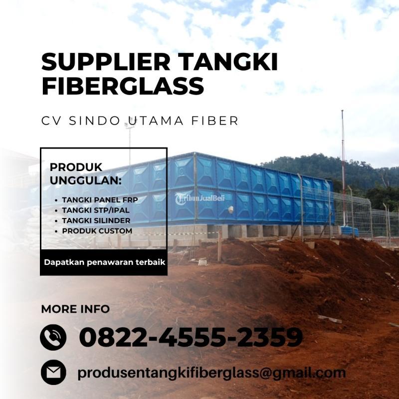 Penjual Tangki Fiberglass Ideal Penggunaan Jangka Panjang Kap 1-80.000 m3 - Badung