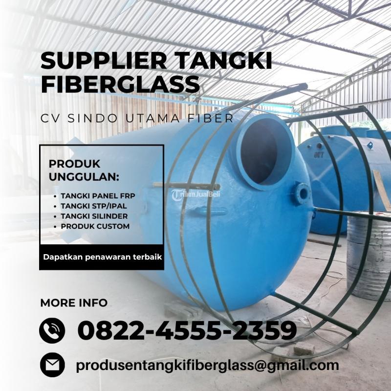 Penjual Tangki Fiberglass Ideal Penggunaan Jangka Panjang Kap 1-80.000 m3 - Badung