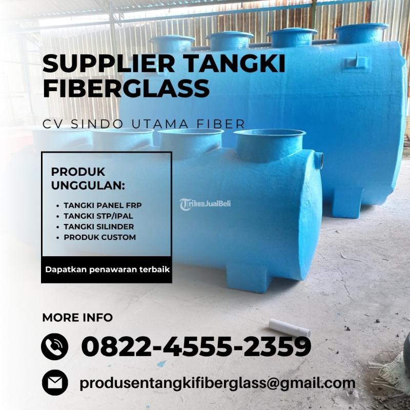 Penjual Tangki Fiberglass Ideal Penggunaan Jangka Panjang Kap 1-80.000 m3 - Badung