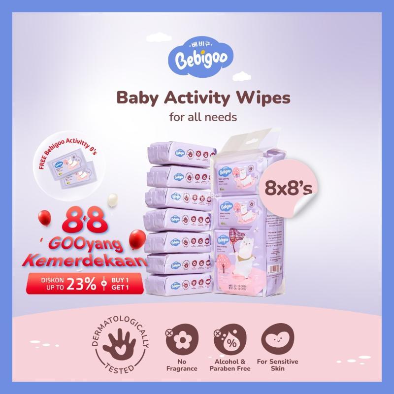 Supplier Tisu Basah Bayi Bebigoo, Non Alkohol dengan Ultra Softness - Surabaya