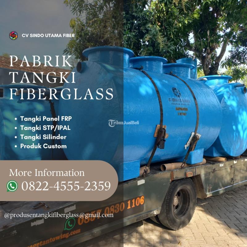 Tangki Fiberglass Air Tetap Bersih Dalam Tangki Non-Reaktif Maksimal - Yogyakarta