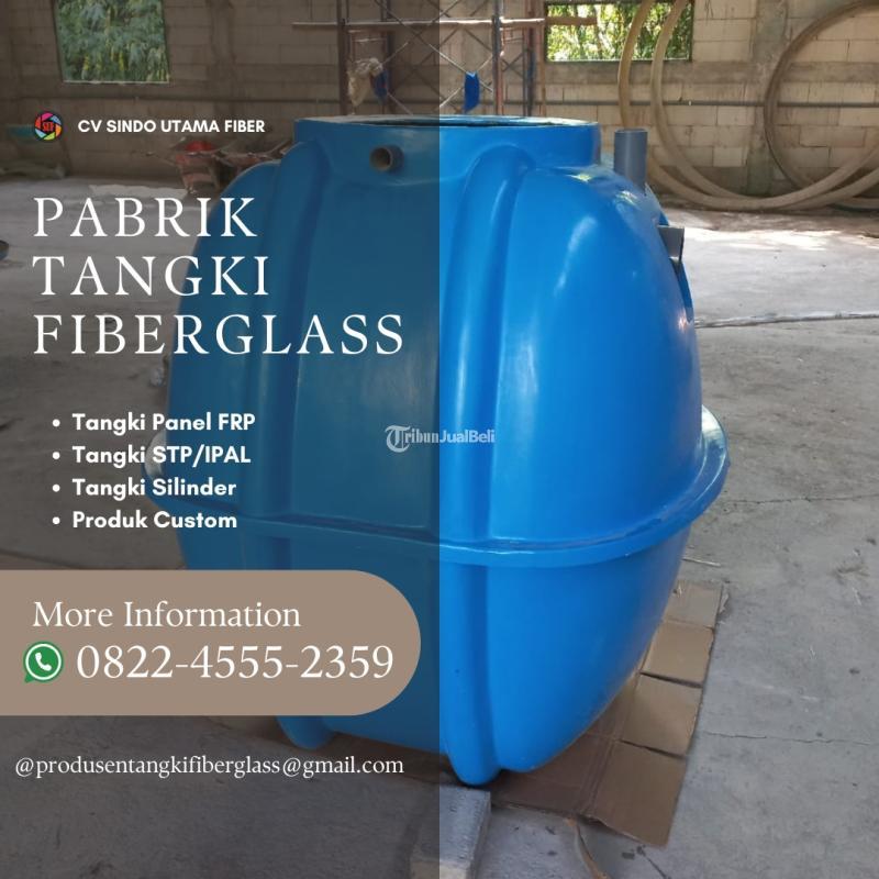 Tangki Fiberglass Air Tetap Bersih Dalam Tangki Non-Reaktif Maksimal - Yogyakarta
