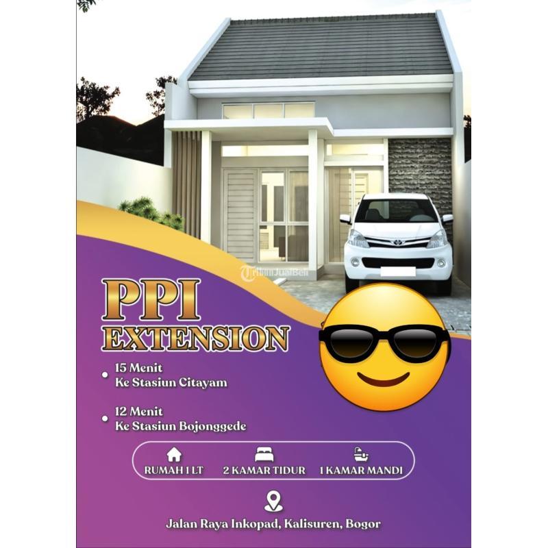 Dijual Rumah 1 Lantai Minimalis Di jalan Raya Inkopad Kalisuren Tipe 36 2KT 1KM SHM - Bogor 