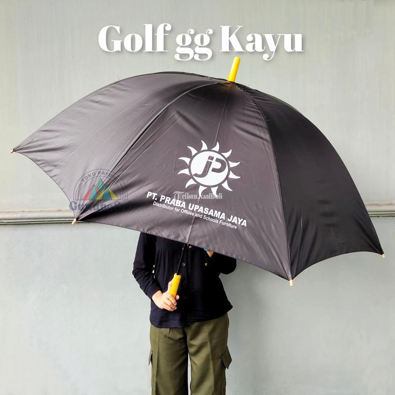 Payung Gagang Kayu Custom - Kota Waringinbarat