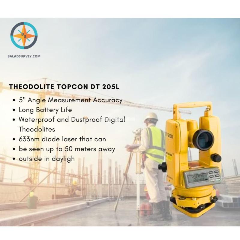 Dijual Theodolite Digital Topcon Dt205l, Kondisi Bekas - Bekasi