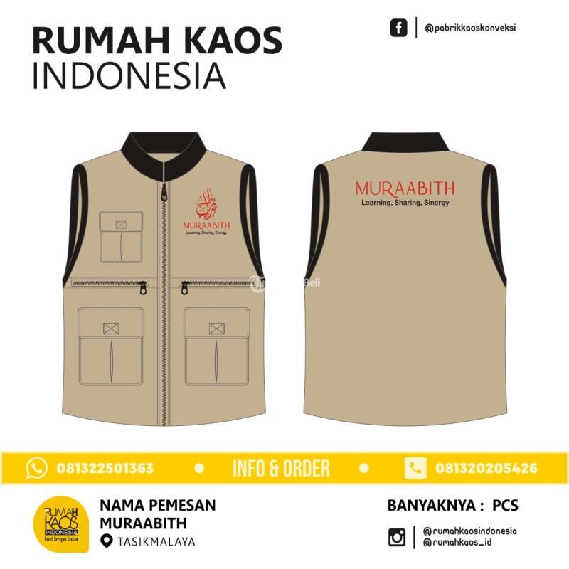 Seragam Karyawan Cengkareng Rompi Bordir Custom - Jakarta Barat
